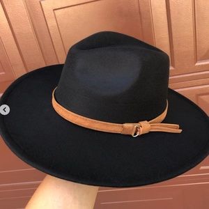 Black Felt Hat